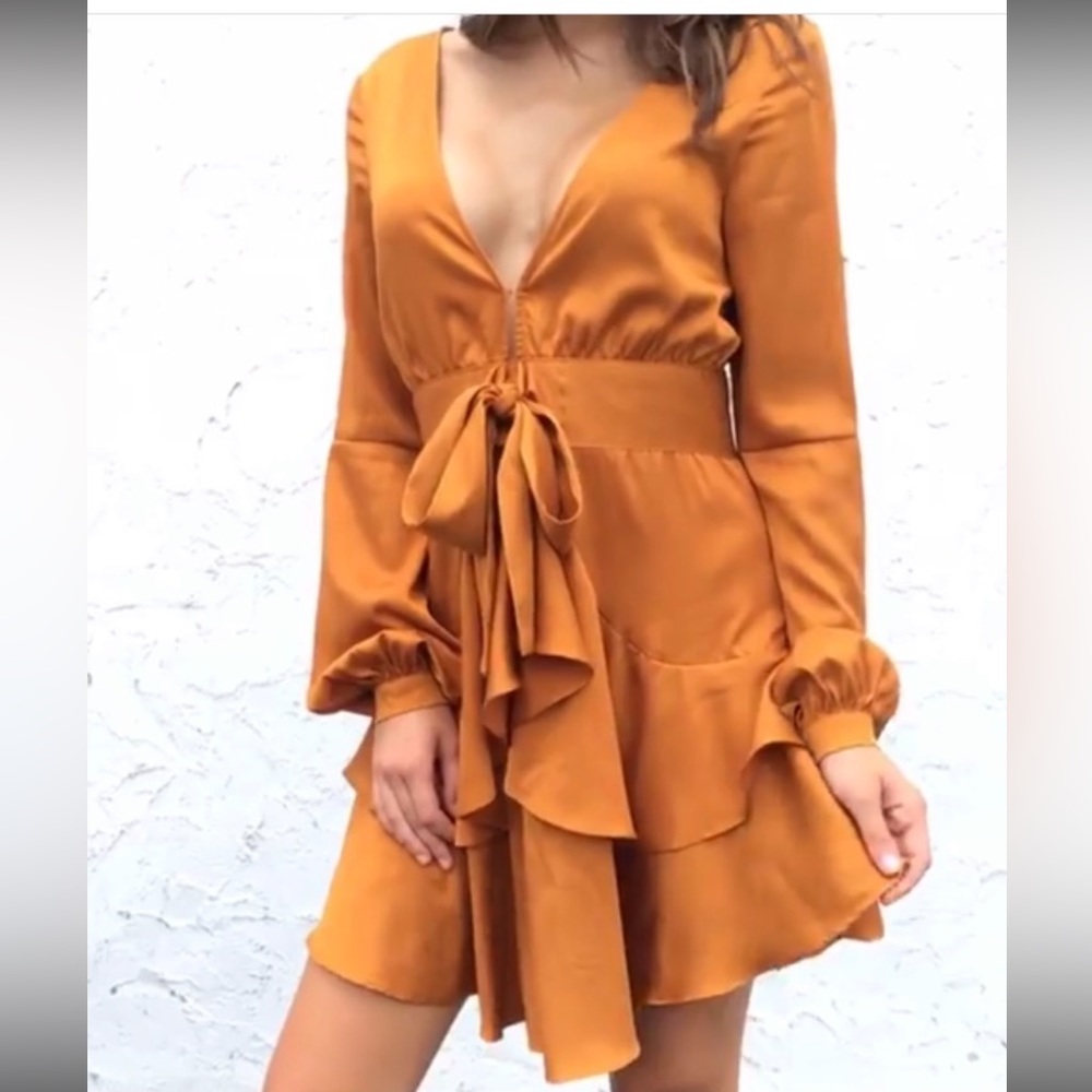 Gold Cocktail Dress